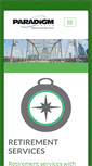 Mobile Screenshot of paradigmgroupretirementservices.net